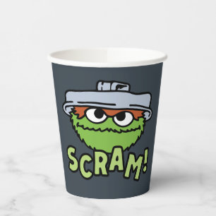 Gobelets En Papier Rue Sésame Oscar the Grouch Scram!