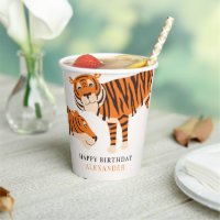 Safari Tiger Enfants Joyeux anniversaire