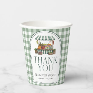 Gobelets En Papier Sage Green Fresh Off The Market Enterrement de mar