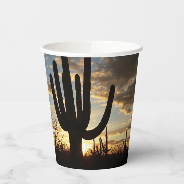 Gobelets En Papier Saguaro Sunset II Arizona (Gauche)