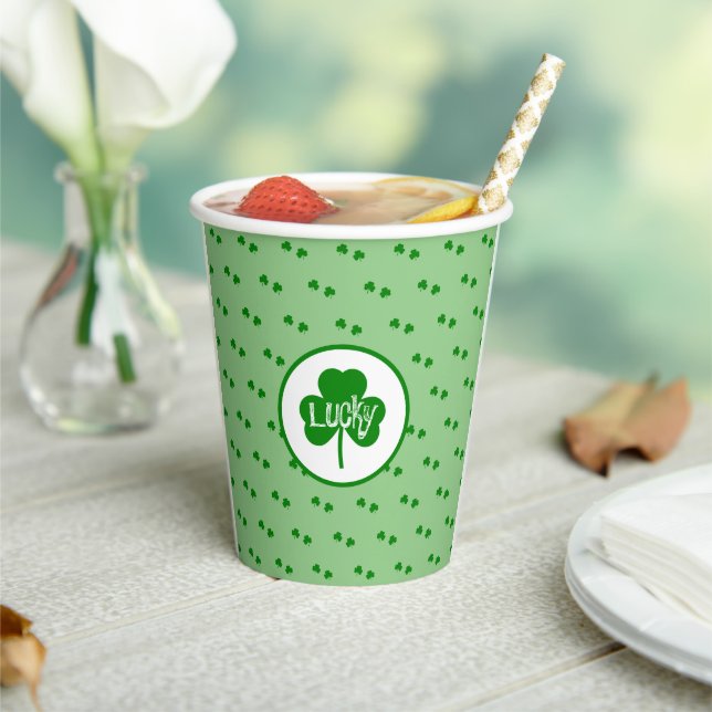 Gobelets En Papier Saint Patrick's Day (Insitu)