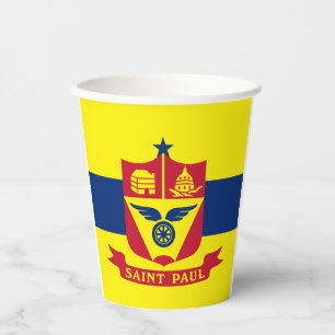 Gobelets En Papier Saint Paul (Minnesota) tasses de papier drapeau de