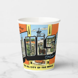 Gobelets En Papier Salutations de Tulsa, Oklahoma !