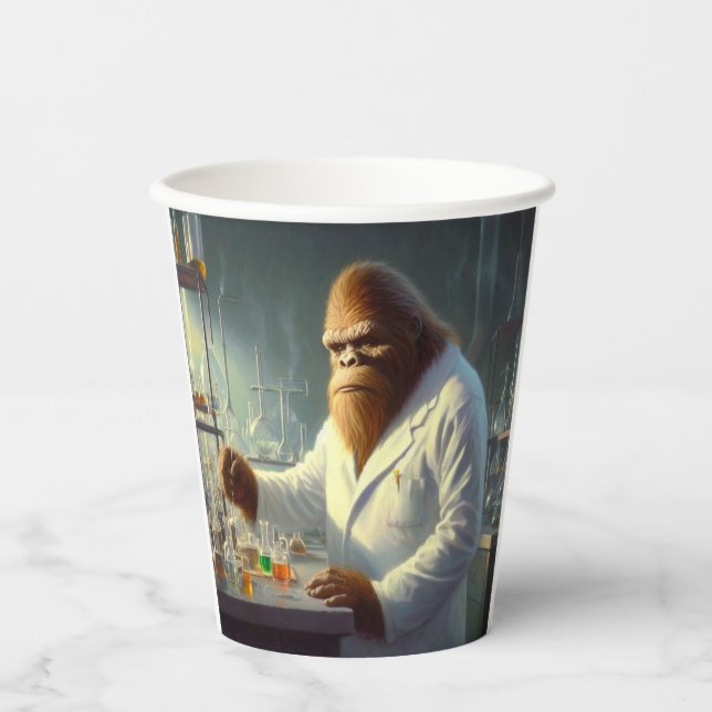 Gobelets En Papier Scientifique de Bigfoot (Recto)