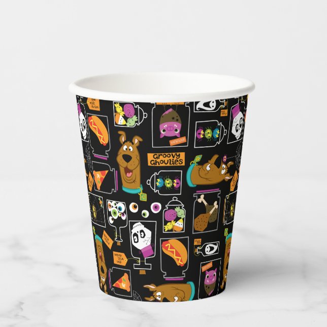 Gobelets En Papier Scooby-Doo | Halloween Scooby-Doo Motif (Recto)