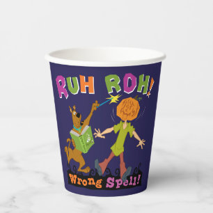 Gobelets En Papier Scooby-Doo Ruh Roh ! Mauvais sort !