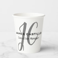 Script de calligraphie Monogramme moderne professi