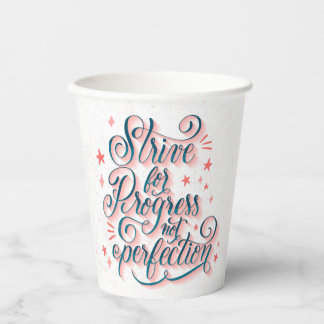 Gobelets En Papier S'efforcer de progresser