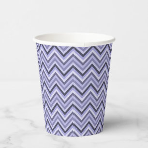 Gobelets En Papier Sept nuances de Lavender Zig Zag