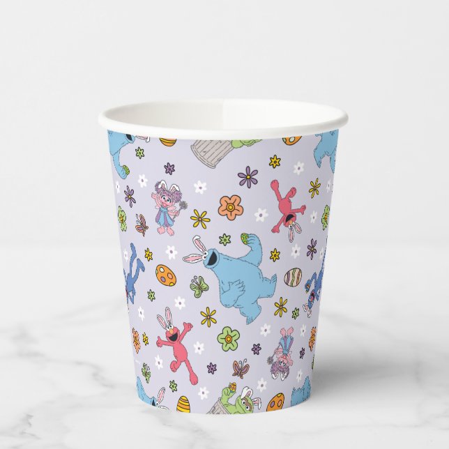 Gobelets En Papier Sesame Street Bunny Motif (Gauche)
