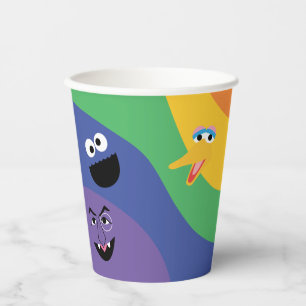 Gobelets En Papier Sesame Street Pals Rainbow Paper cup