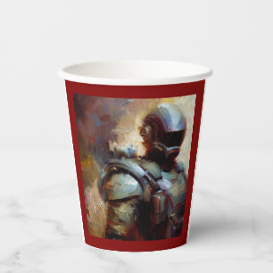 Gobelets En Papier SF - Héros militaire 3
