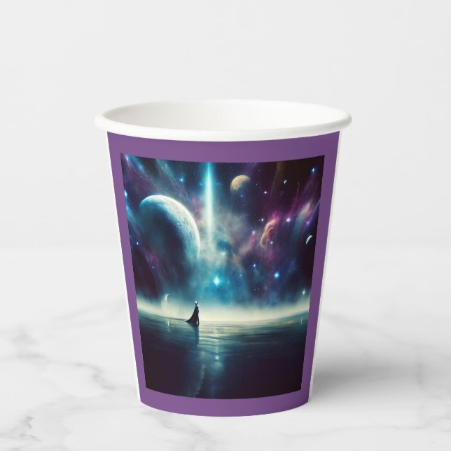 Gobelets En Papier SF - Opéra spatial 1 (Recto)