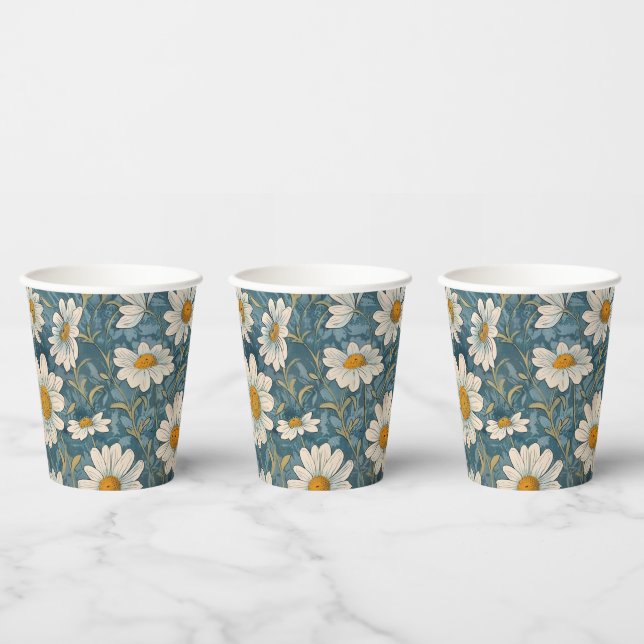 Gobelets En Papier Shasta Daisy (Multi)