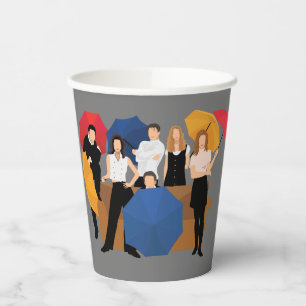 Gobelets En Papier Silhouette de personnage FRIENDS™