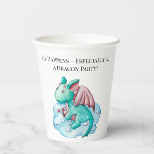 Gobelets En Papier Sip Happens - Surtout lors d'une soirée Dragon !