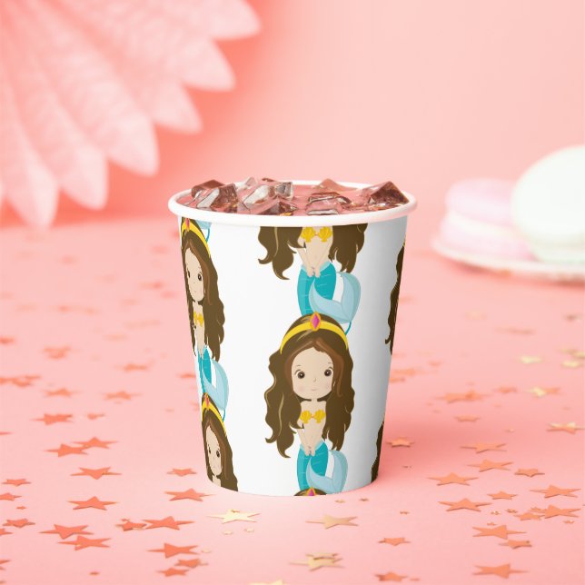 Gobelets En Papier Sirènes jaunes de fleur tasses de papier (Insitu)