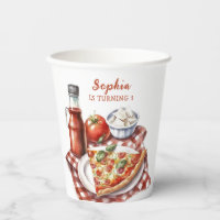 Slice Slice Baby Pizza moderne Anniversaire Papier
