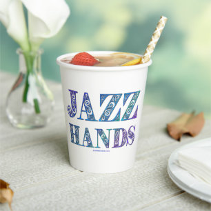 Gobelets En Papier SlipperyJoe's comédie musicale Broadway Jazz Hands