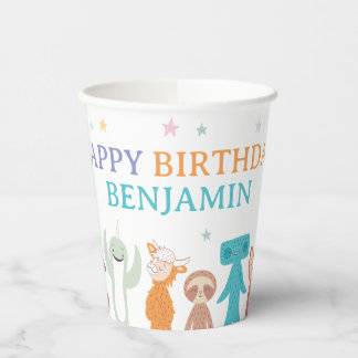 Gobelets En Papier Slumberkins Characters Birthday
