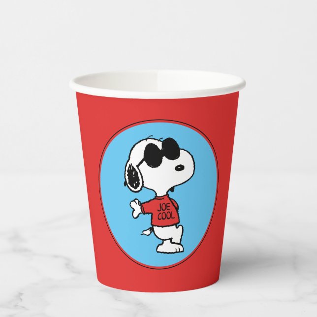 Gobelets En Papier Snoopy "Joe Cool" Standing (Gauche)