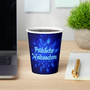 Gobelets En Papier Snowburst - Froliche Weihnachten