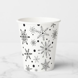 Gobelets En Papier Snowflake Paper Cup