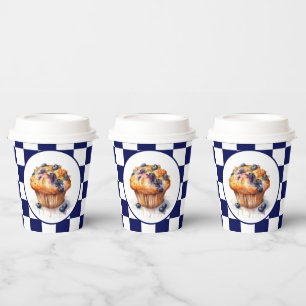Gobelets En Papier Soirée muffin aux bleuets
