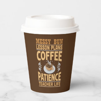 Gobelets En Papier soirée Teacher's coffee bar