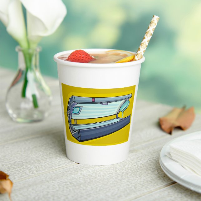 Gobelets En Papier Solarium bronzage (Créateur téléchargé)