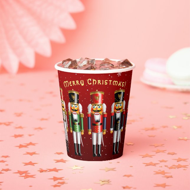 Gobelets En Papier Soldats du jouet Nutty Nutcracker (Insitu)