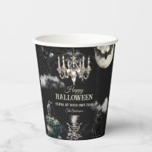 Sombre Fête Annuelle Halloween Crâne Gothique Vint