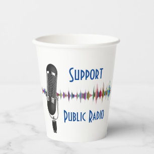 Gobelets En Papier Soutenez la radio publique