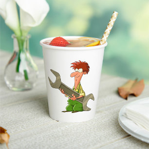 Gobelets En Papier Spanner géant mécanique