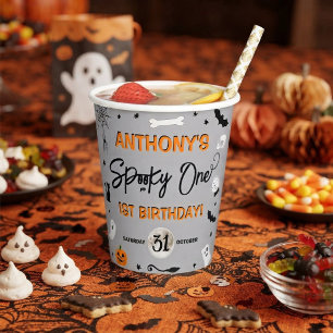 Gobelets En Papier Spooky One ! Fête d'anniversaire pour un premier H