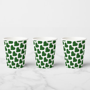 Gobelets En Papier St. Patrick's Day Emerald Heart