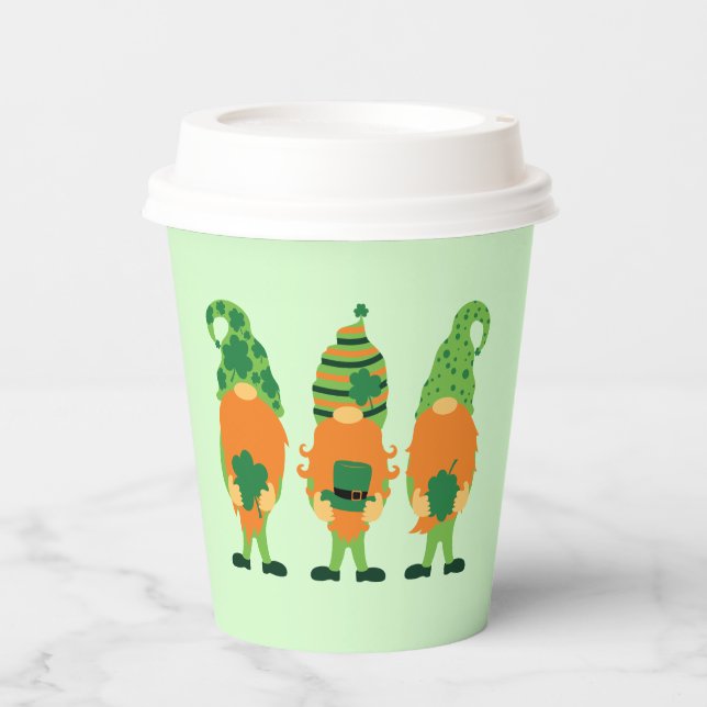 Gobelets En Papier St. Patrick's Day Gnomes-59065 (Recto)