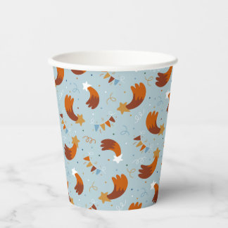 Gobelets En Papier Star de tournage & Confetti Celebration Blue