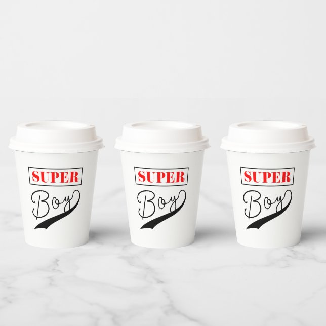 Gobelets En Papier Super Boy (Multi)