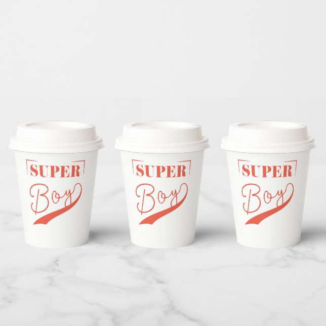 Gobelets En Papier Super Boy (Multi)