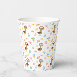 Gobelets En Papier Super simple   5 Baby shower Garçon Petit Canards