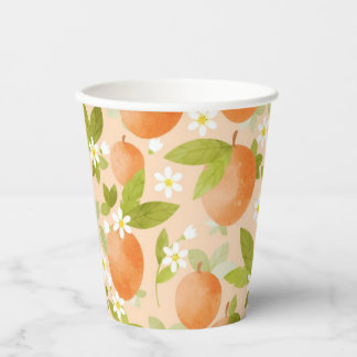 Gobelets En Papier Sweet as a Peach Theme Anniversaire Tasse de papie