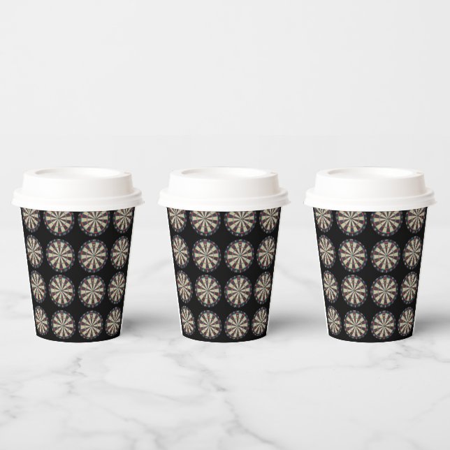 Gobelets En Papier Tableaux, Tasses de papier de partie (Multi)