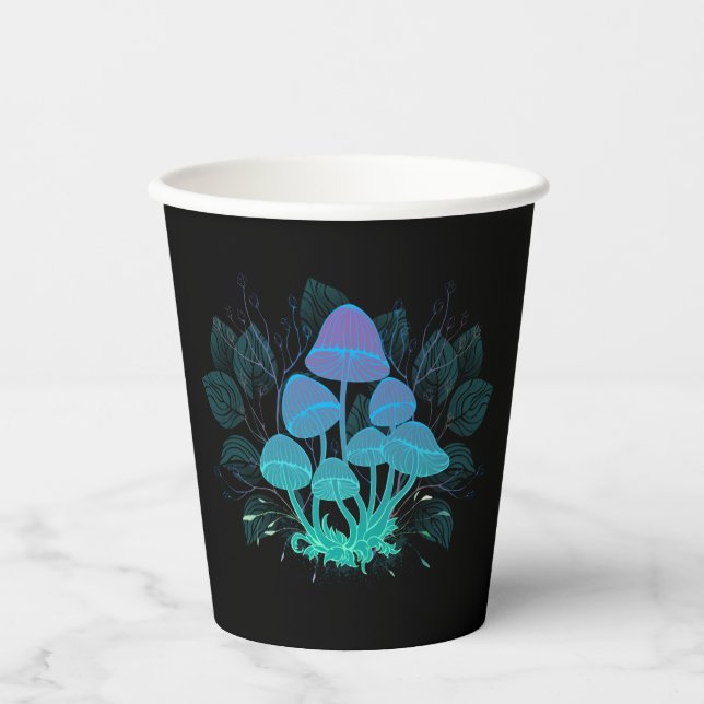 Gobelets En Papier Tabourets dans Bushes (Recto)