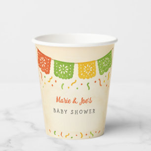 Gobelets En Papier Taco Bout A Baby Fiesta Baby shower tasses en papi