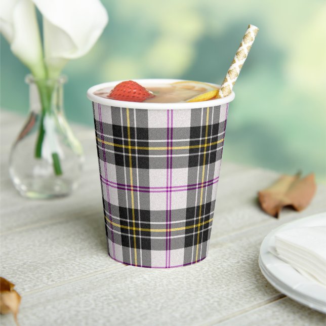 Gobelets En Papier Tartan de la robe MacPherson Clan des Highlands (Insitu)
