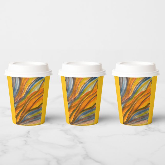 Gobelets En Papier Tasse à café papier (Multi)