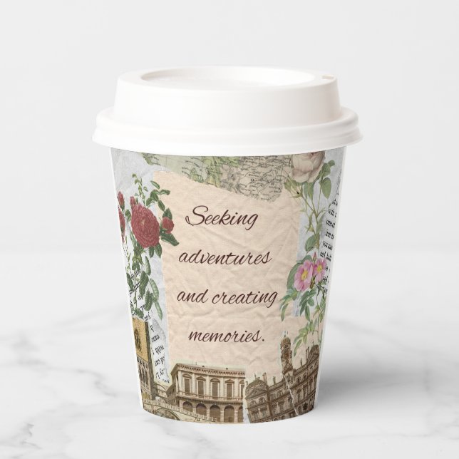 Gobelets En Papier Tasse à café papier (Recto)