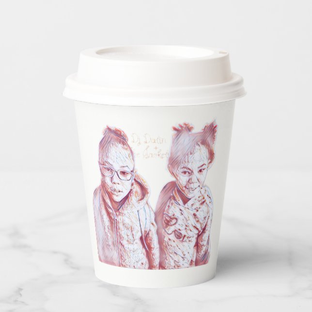 Gobelets En Papier Tasse à papier (Recto)