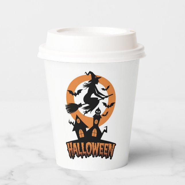 Gobelets En Papier Tasse à papier Halloween Party (Recto)